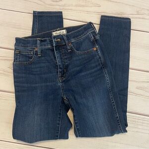 Madewell high rise skinny jeans